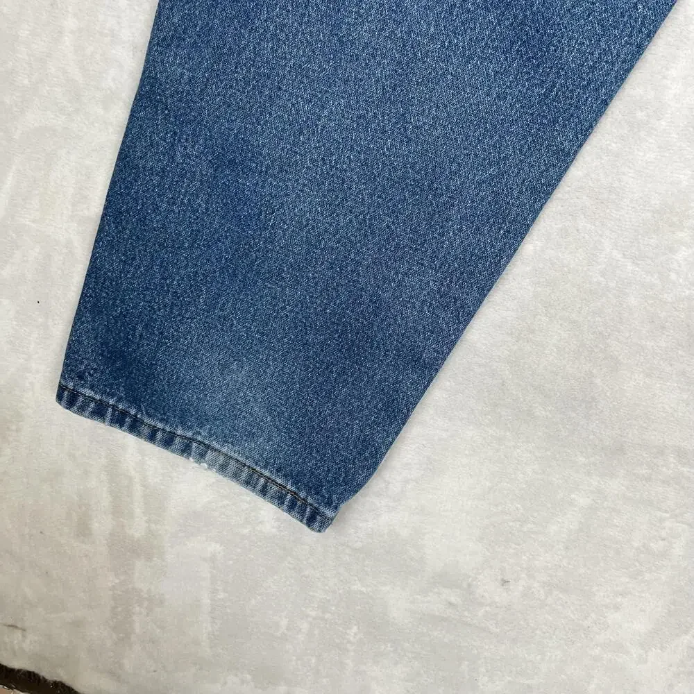 Wrangler Jeans Mens 42x32 Blue Regular Straight Denim Medium Wash 1031MWZDN